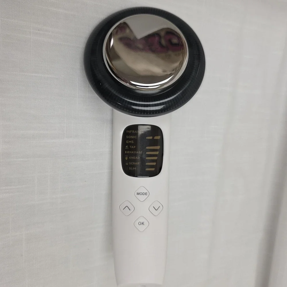 3-in-1 EMS Body Slimming Device Infrared Sonic Massager Rechargeable w/ Charger
